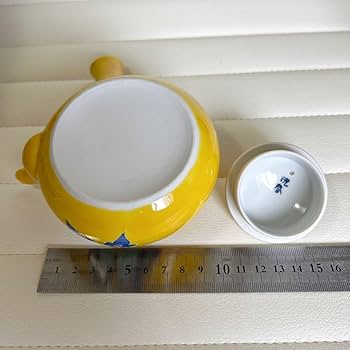 京焼　清水焼　黄交趾　清鳳作　蝶々　花瓶　N　5473 Amazon | 京焼 清水焼 黄交趾 蝶 洸春造 急須 蝶々 茶器 黄色 | ノー